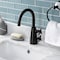 Kingston Brass Two-Handle Single-Hole Bathroom Faucet with Push Pop-Up, Matte Black KS2290DX - alternate 5